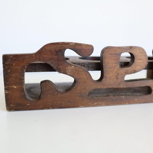 Vintage Wooden Spice Rack - Picture 4 of 14